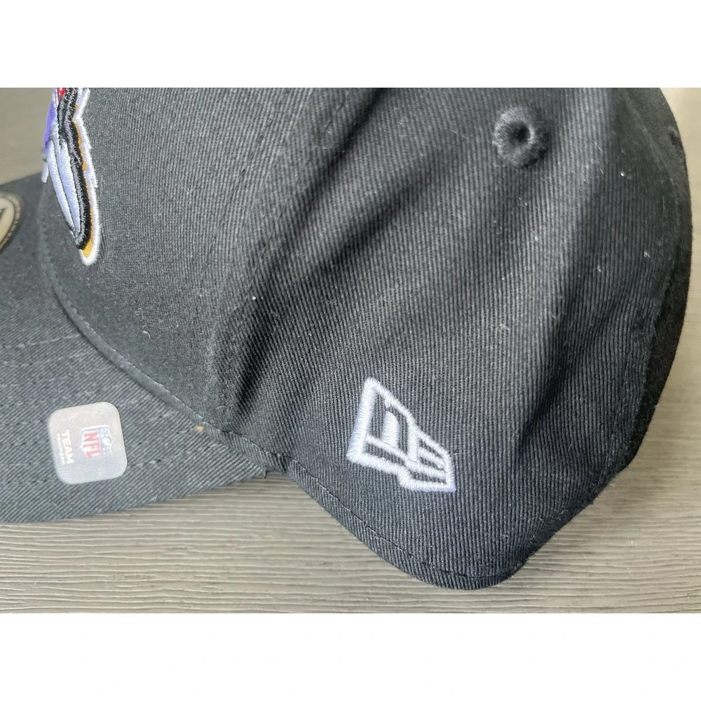 Baltimore Ravens New Era 9Forty Black Adjustable Snapback Hat Cap‎